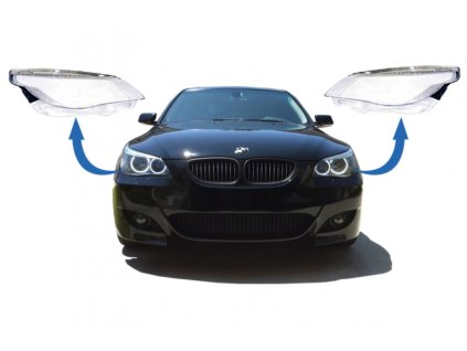b2b headlights lens glasses suitable for bmw 5 series 5985746 6066626