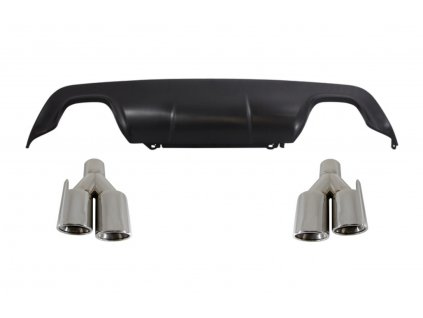 b2b rear diffuser with exhaust muffler tips quad 5997623 6049912