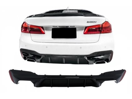 b2b rear bumper diffuser suitable for bmw 5 series 5996797 6043663