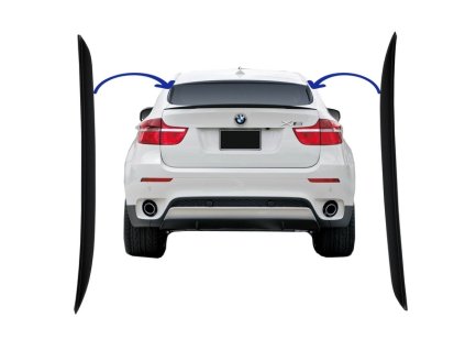 b2b trunk rear fin spoiler suitable for bmw x6 e71 5991229 6023231