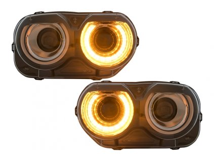 b2b led headlights suitable for dodge challenger 6002886 6110367