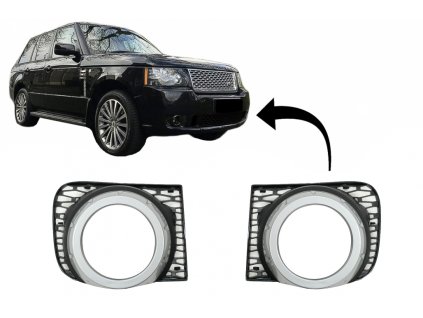 b2b fog lamp covers suitable for land rover range 5999771 6067628