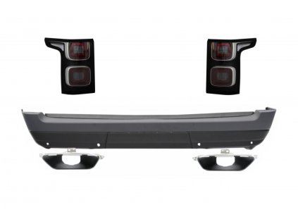 b2b rear bumper with exhaust muffler tips and full 5997438 6048101