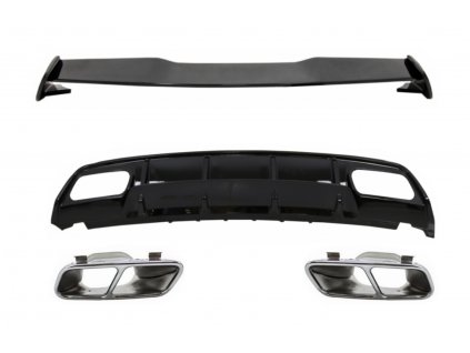 b2b valance rear diffuser suitable for mercedes w176 5997599 6049592