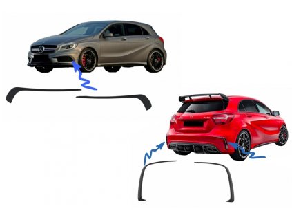 b2b bumpers splitters fins aero suitable for mercedes 6001744 6096229