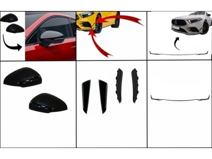 b2b kit front bumper flaps side fins flaps suitable 5999676 6063702