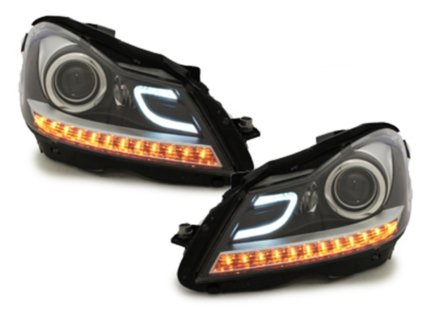 b2b led drl headlights suitable for mercedes c class 5985567 65763