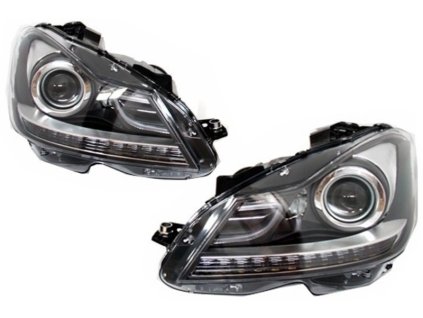 b2b led drl bi xenon headlights suitable for mercedes 5985848 6016557