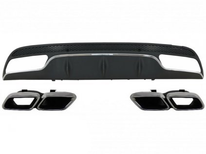 b2b rear bumper diffuser suitable for mercedes 5997095 6044539