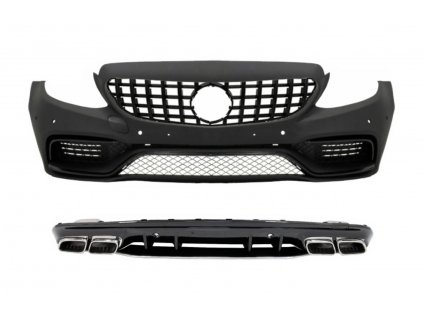 b2b front bumper with grille and diffuser suitable 5999174 6057065