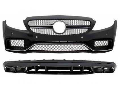 b2b front bumper with diffuser and black tips 5999191 6057393