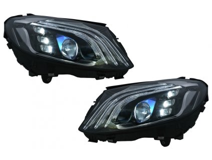 b2b full led headlights suitable for mercedes c class 6001370 6091822