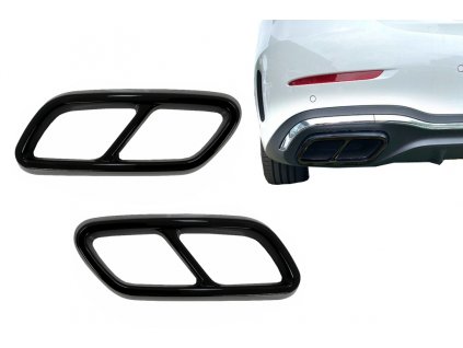 b2b muffler tips frames suitable for mercedes c class 6001380 6091611