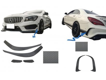 b2b bumper splitters fins aero side vent canards 5995586 6036383