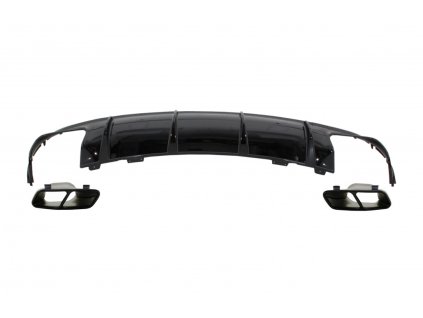 b2b rear bumper air diffuser with exhaust muffler 5997385 6047186