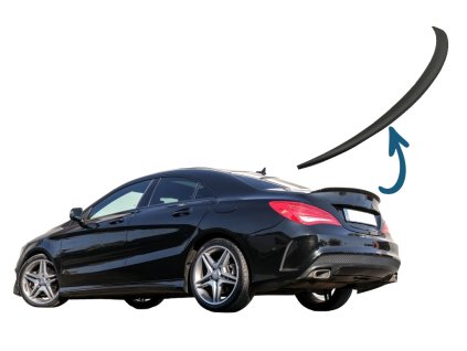 b2b trunk boot lid spoiler suitable for mercedes cla 6001186 6087845