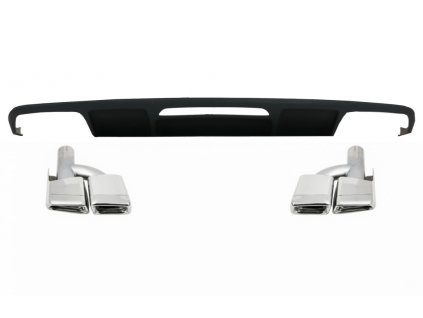 b2b rear bumper diffuser suitable for mercedes cls 5999706 6064046
