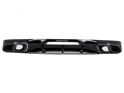 b2b rear bumper diffuser with exhaust muffler tips 6002044 6101147