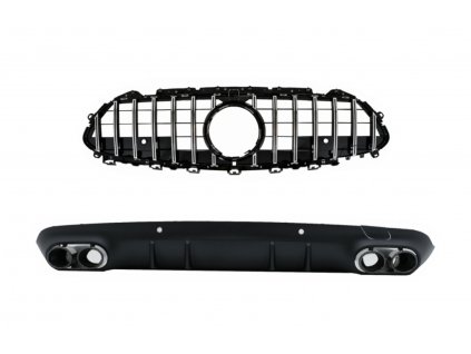 b2b central grille with diffuser and exhaust tips 5999210 6057750