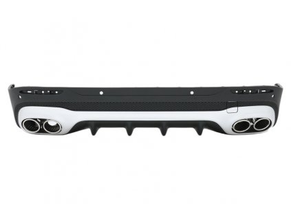 b2b rear diffuser with chrome exhaust tips suitable 6001564 6094799