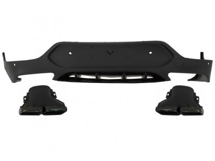 b2b rear diffuser with exhaust muffler tips suitable 5997732 6055425