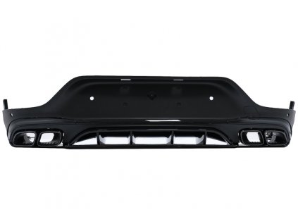 b2b rear diffuser with exhaust black muffler tips 6000879 6084505