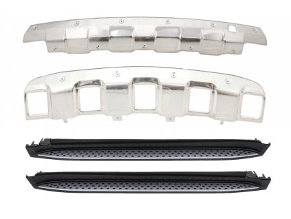 b2b running boards side steps with skid plates off 5999473 6060630