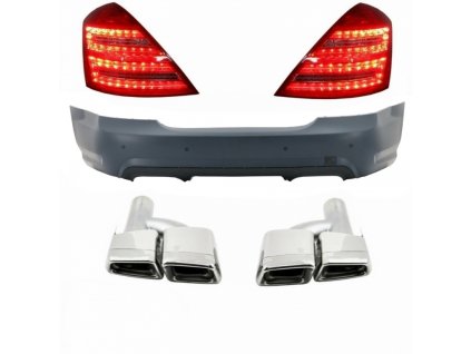 b2b rear bumper suitable for mercedes s class w221 5997224 6045254