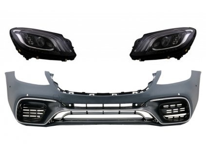 b2b front bumper with headlights full led suitable 5999415 6060053