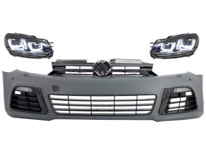 b2b front bumper with headlights led flowing turning 5997763 6052093