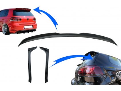 b2b roof spoiler add on wing with trunk rear window 5999647 6063238