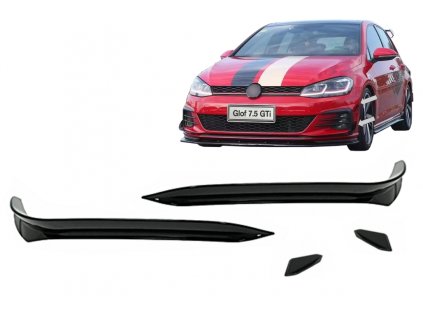 b2b front bumper side fins flaps suitable for vw golf 6001683 6096393