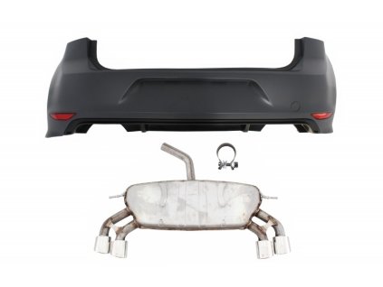 b2b rear bumper with complete exhaust system suitable 5997360 6046756