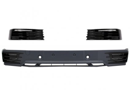 b2b front bumper spoiler with led drl daytime running 5998876 6052781