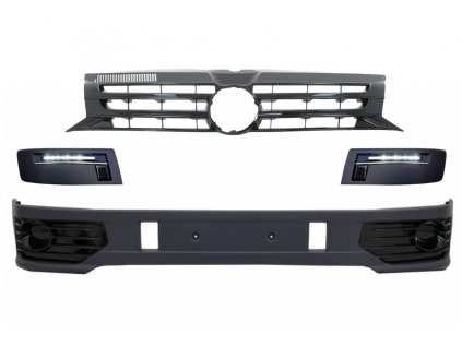 b2b front bumper add on spoiler with led drl suitable 5997727 6051930