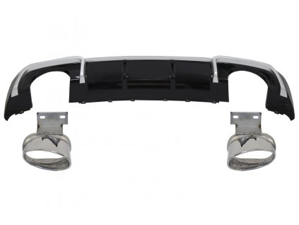 b2b rear bumper valance diffuser with exhaust tips 5996805 6044244