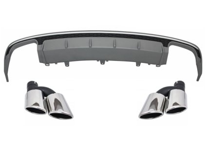 b2b rear bumper valance diffuser suitable for audi a6 5993805 6033949