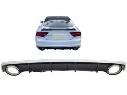 b2b rear bumper valance diffuser with exhaust tips 5987515 6164920