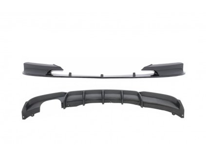 b2b front bumper spoiler splitter with rear diffuser 5999721 6064199