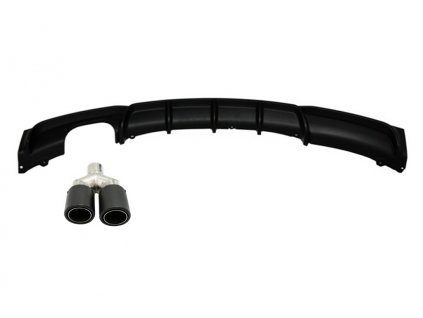 b2b rear bumper spoiler valance diffuser with exhaust 6000818 6081229