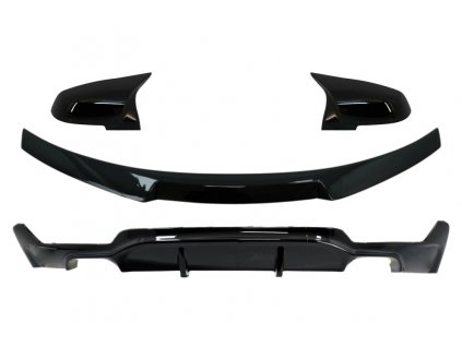 b2b rear diffuser with trunk spoiler and mirror 5999605 6062594