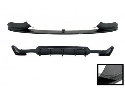 b2b front spoiler with diffuser suitable for bmw 4 5999732 6098419