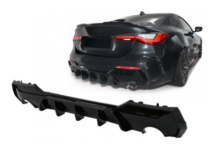 b2b rear bumper valance diffuser suitable for bmw 4 6002599 6105601