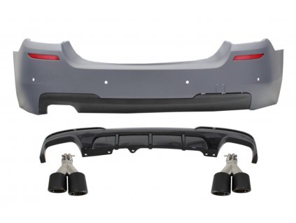 b2b rear bumper with diffuser and dual twin exhaust 6000563 6076301