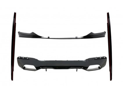 b2b bumper spoiler lip with diffuser and side skirts 5997251 6045511