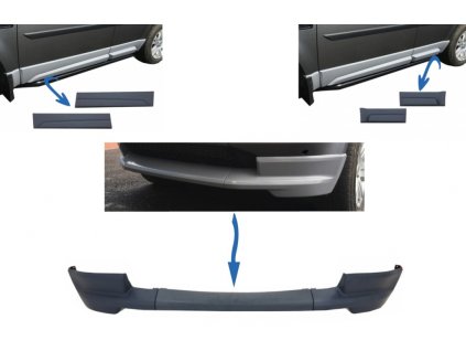 b2b dynamic front bumper lower lip spoiler suitable 5999871 6065675