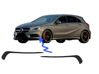 b2b front bumper splitters fins brows aero suitable 5992597 6032218