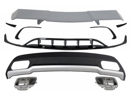 b2b rear diffuser exhaust tips tailpipe package 5999286 6058602