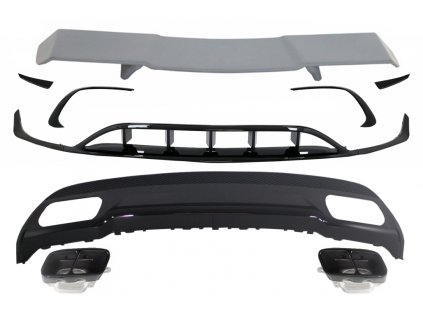 b2b rear diffuser exhaust tips tailpipe with 5999287 6058618