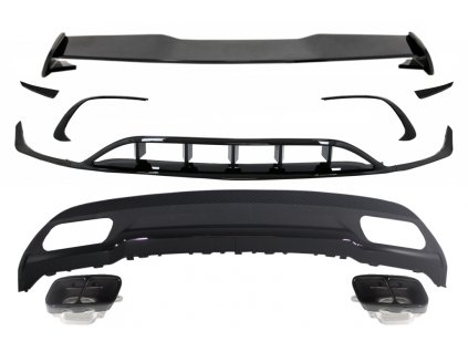 b2b rear diffuser exhaust tips tailpipe with 5999330 6059151